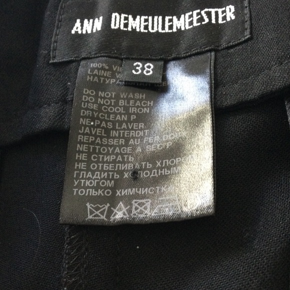 Ann Demeulemeester Cropped Dress Pants - Picture 4 of 6